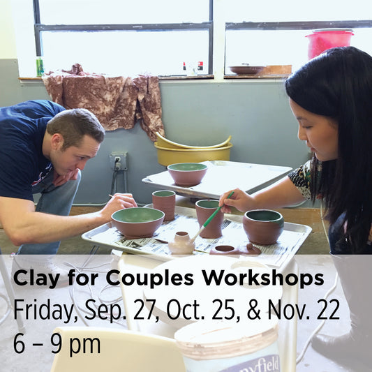 Clay for Couples Pottery Workshops