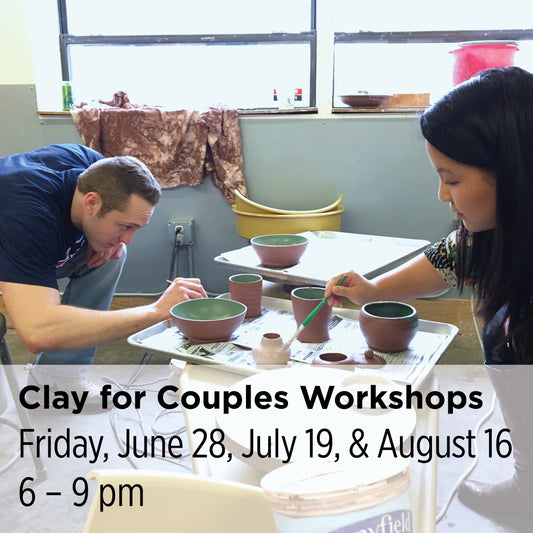 Clay for Couples Pottery Workshops