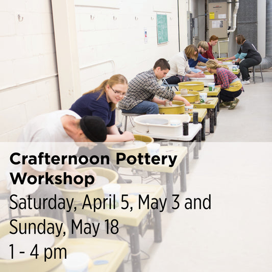 Crafternoon & Crafterdark Pottery Workshops, 25Sp